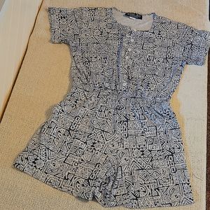 Katelyn Rose | 80's  Tribal Print Print Romper